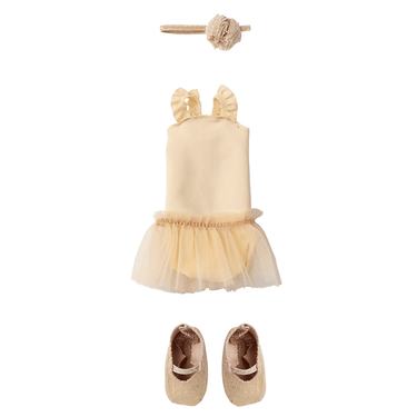 Ballet Suit and Skirt Cream, Size 2