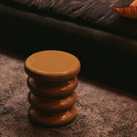 Thumbnail for HKLiving Allure Side Table Caramel MTA2886