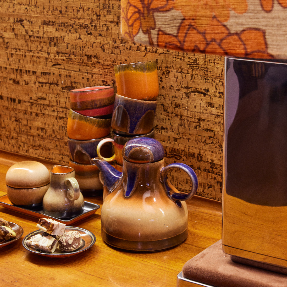 70s Ceramics: Coffee Cups Java (set of 4)