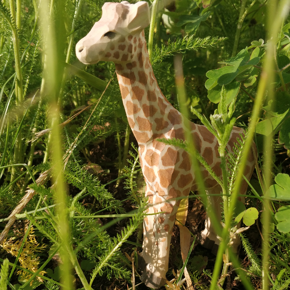 Wudimals® Wooden Giraffe Animal Toy
