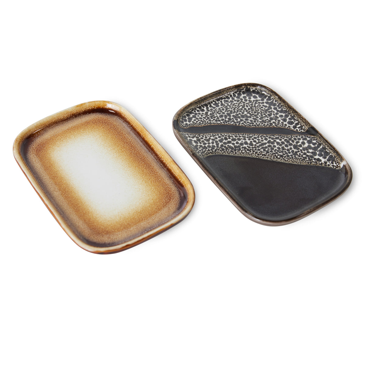 HKLiving 70s Ceramics Small Trays - Mojave (Set of 2) ACE7276