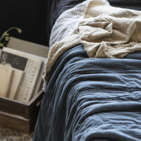 Thumbnail for IB Laursen Vintage Quilt Bedspread Double Historical Blue 6209-69