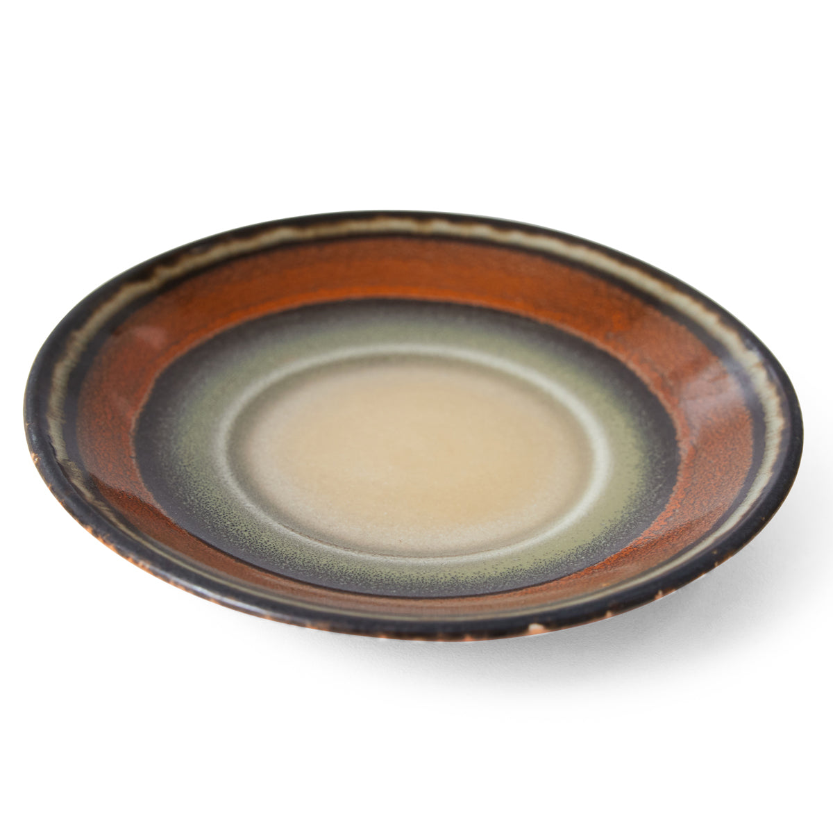HKLiving 70s Ceramics: Saucer Dark Roast ACE7303