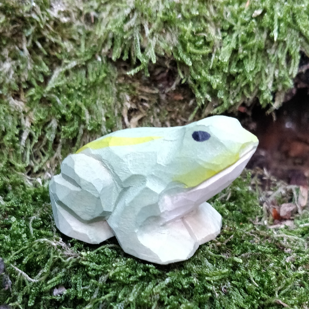 Wudimals® Wooden Frog Animal Toy