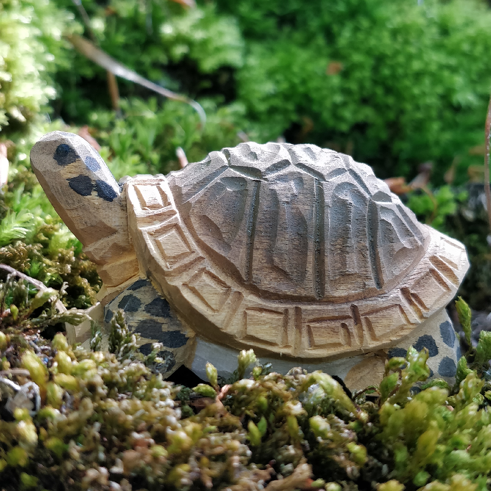 Wudimals® Wooden Tortoise Animal Toy