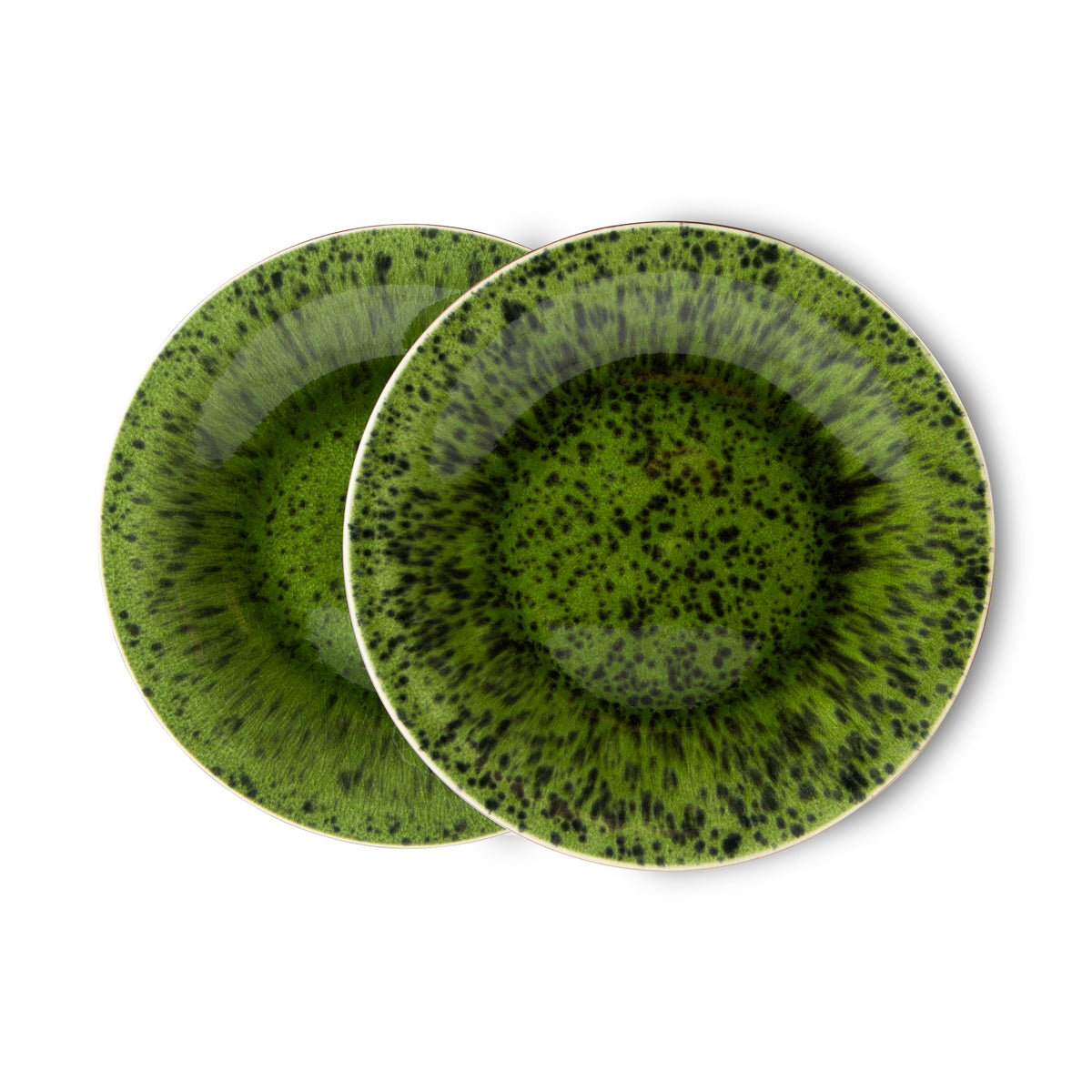 HK Living The emeralds: side plate, spotted green (set of 2) ACE7013