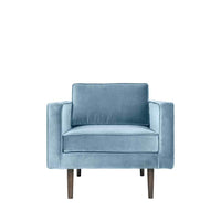 Thumbnail for Broste Copenhagen Armchair 'Wind' pastel blue 31000094