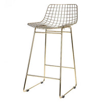 Thumbnail for HK Living brass wire stool