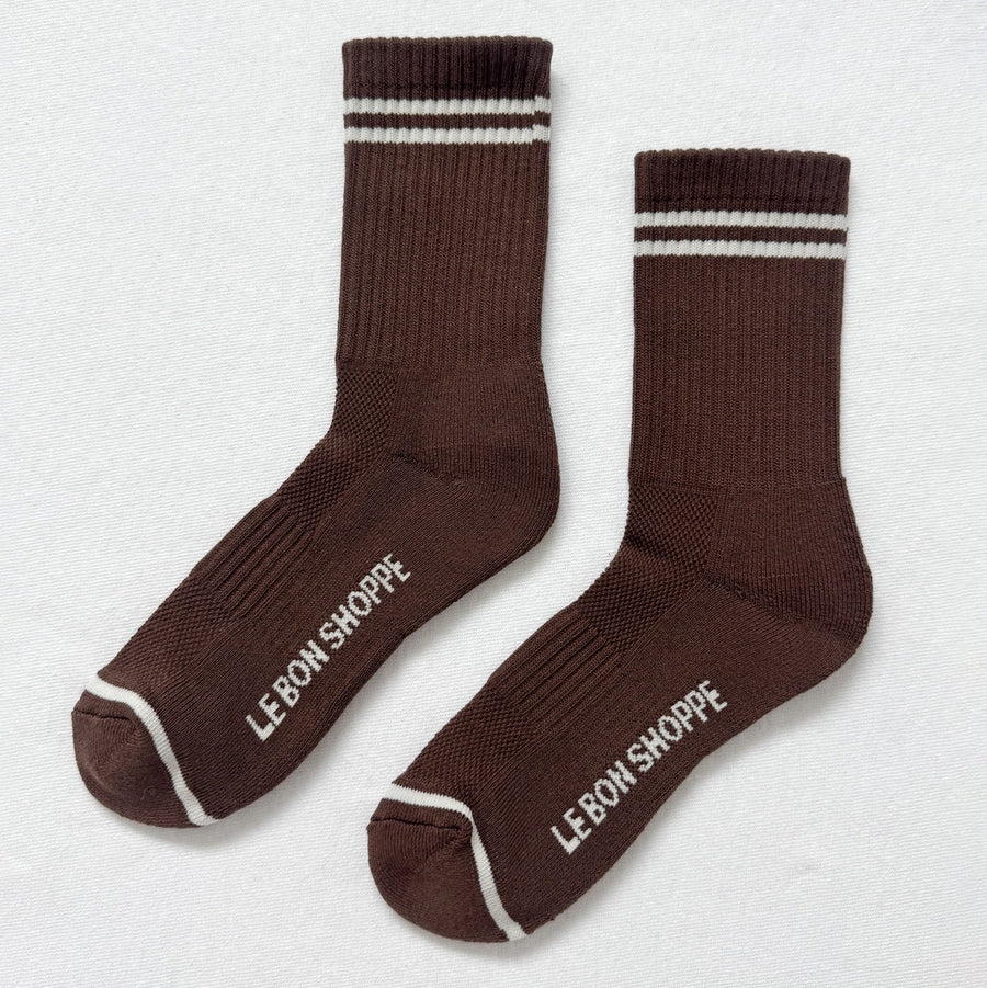 Boyfriend Socks: Wood