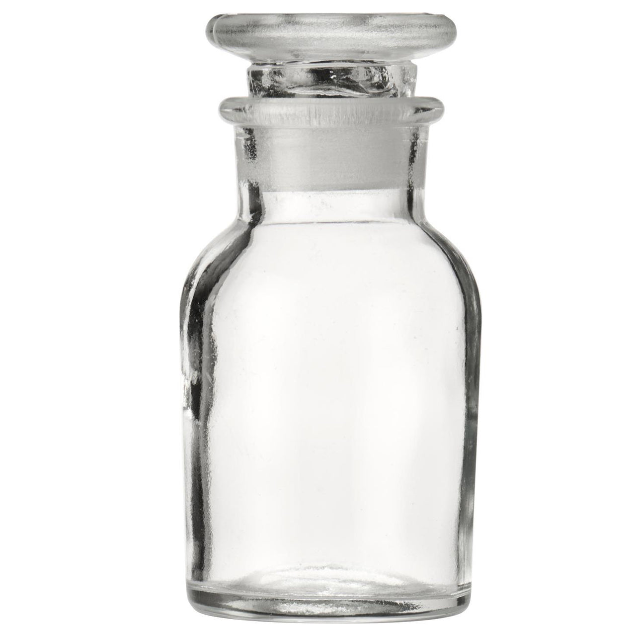 Pharmacy glass w/glass lid 60 ml