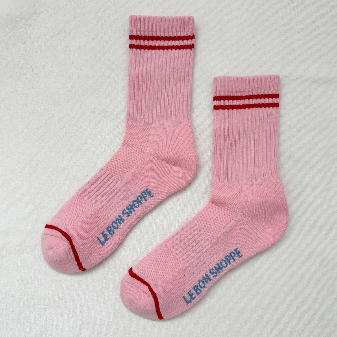 Boyfriend Socks: Amour Pink