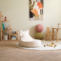 Thumbnail for Wigiwama Cream White Bear Beanbag