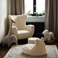 Thumbnail for Wigiwama Cream White Bear Beanbag