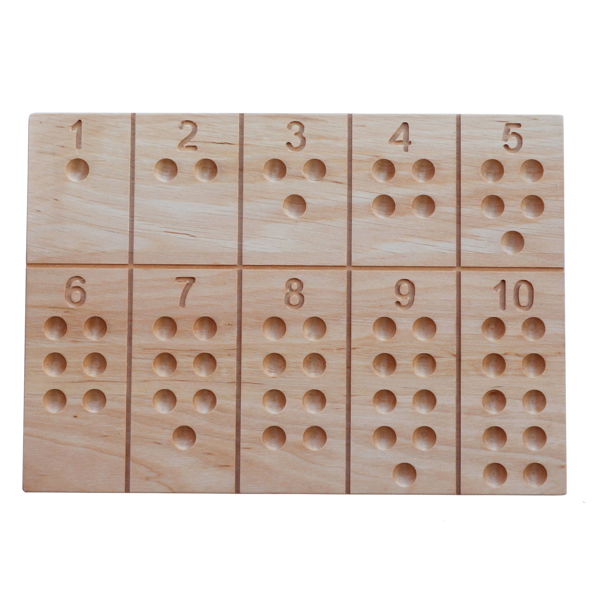 Number Tracking Board: With balls