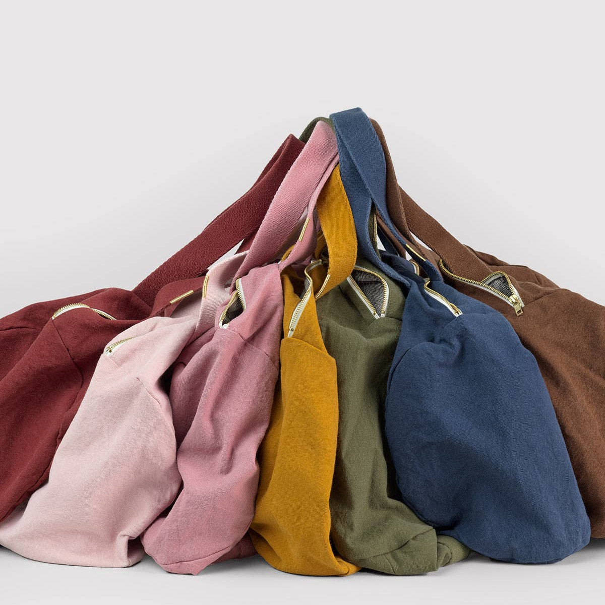Flamboyant Orange Organic Cotton Canvas Bowling Bag