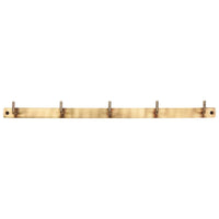 Thumbnail for Hook Rack W/5 Hooks Antique Brass Look