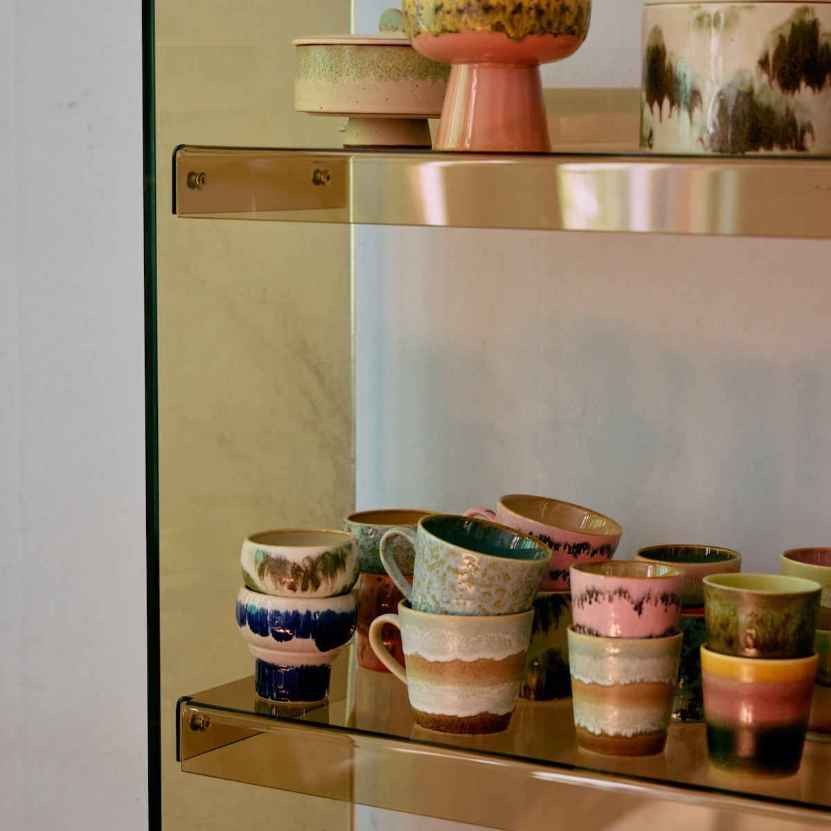 HKLIVING 70s Ceramics: Coffee Mug Bubble KST0123