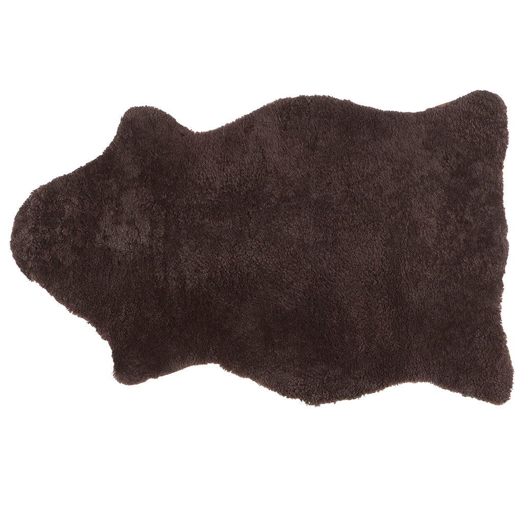 Ella Sheepskin Dark Brown 100 x 60cm