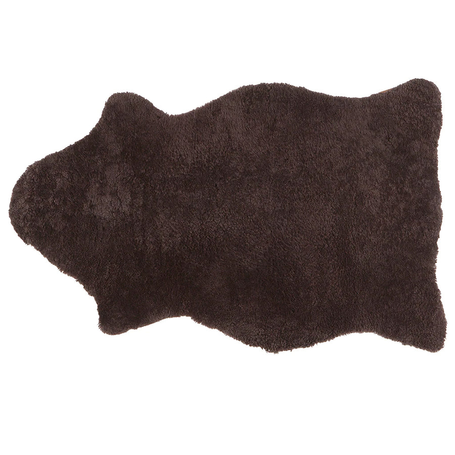 Ella Sheepskin Dark Brown 100 x 60cm