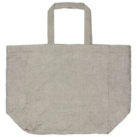 Thumbnail for Bag Quilted White And Dark Grey Stripes