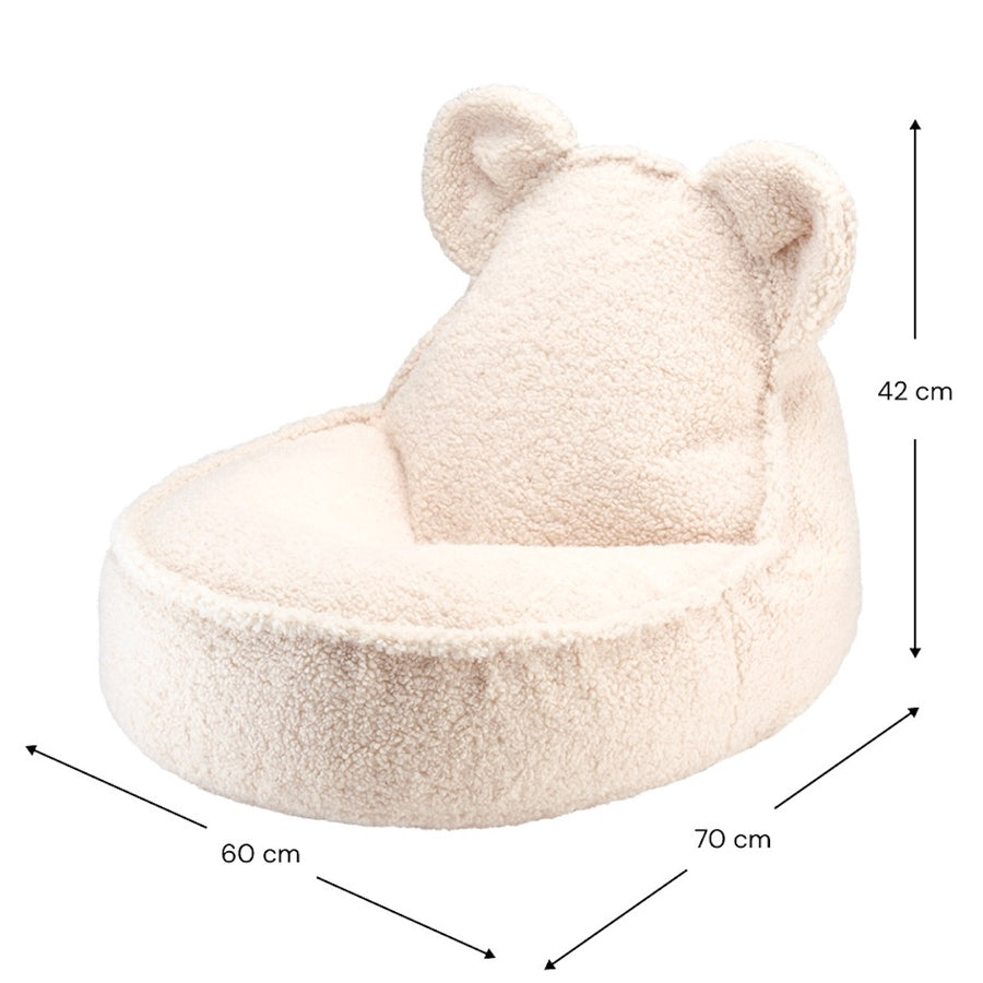 Wigiwama Cream White Bear Beanbag