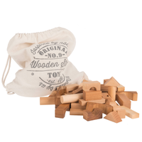 Thumbnail for Wooden Blocks In Sack - 100 pcs Natural