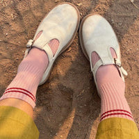 Thumbnail for Boyfriend Socks: Vintage Pink