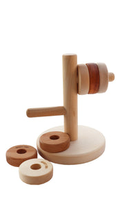 Thumbnail for Horizontal stacking toy - montessori
