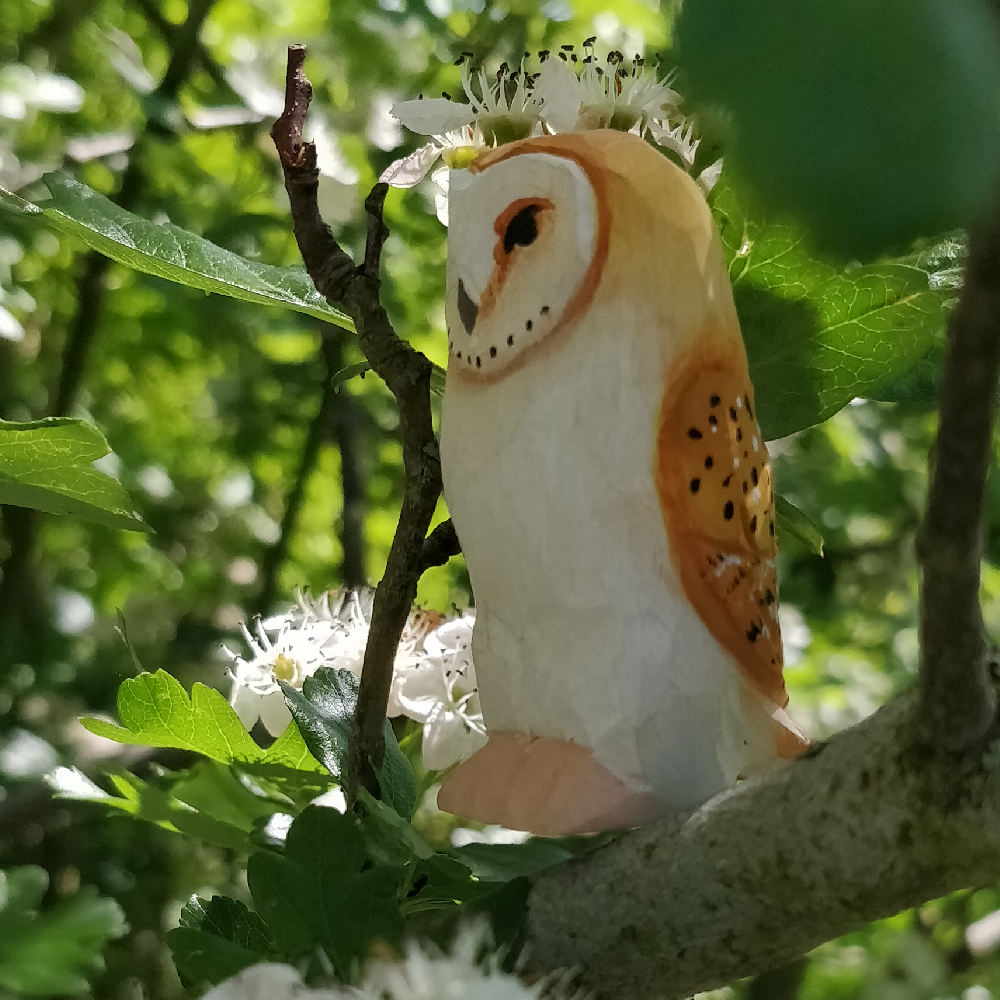 Wudimals® Wooden Barn Owl Animal Toy