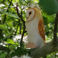 Thumbnail for Wudimals® Wooden Barn Owl Animal Toy