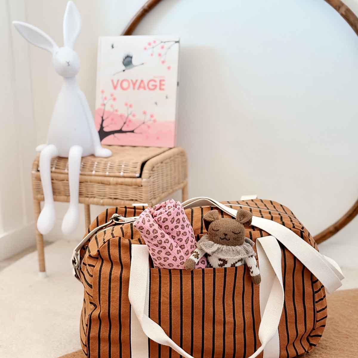 RAPHAEL DIAPER BAG - WEEKEND BAG TENNIS GINGER