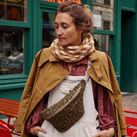 Thumbnail for BIANCA SWADDLE GINGHAM CARAMEL: VICHY / L 110*110