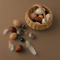 Thumbnail for A Dozen Bird Eggs in a Basket