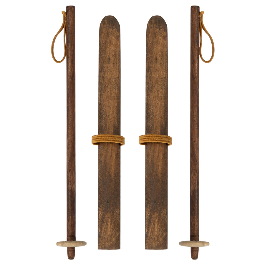 Maileg Ski and Ski Poles Mouse Mum and Dad Mouse 11-3006-00