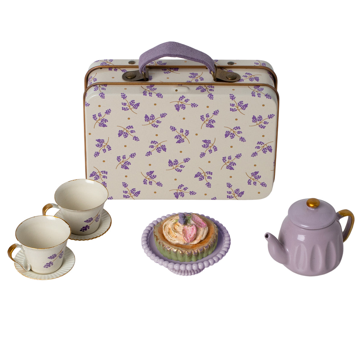 Maileg Afternoon Treat, Mouse - Purple Madelaine 11-3110-00
