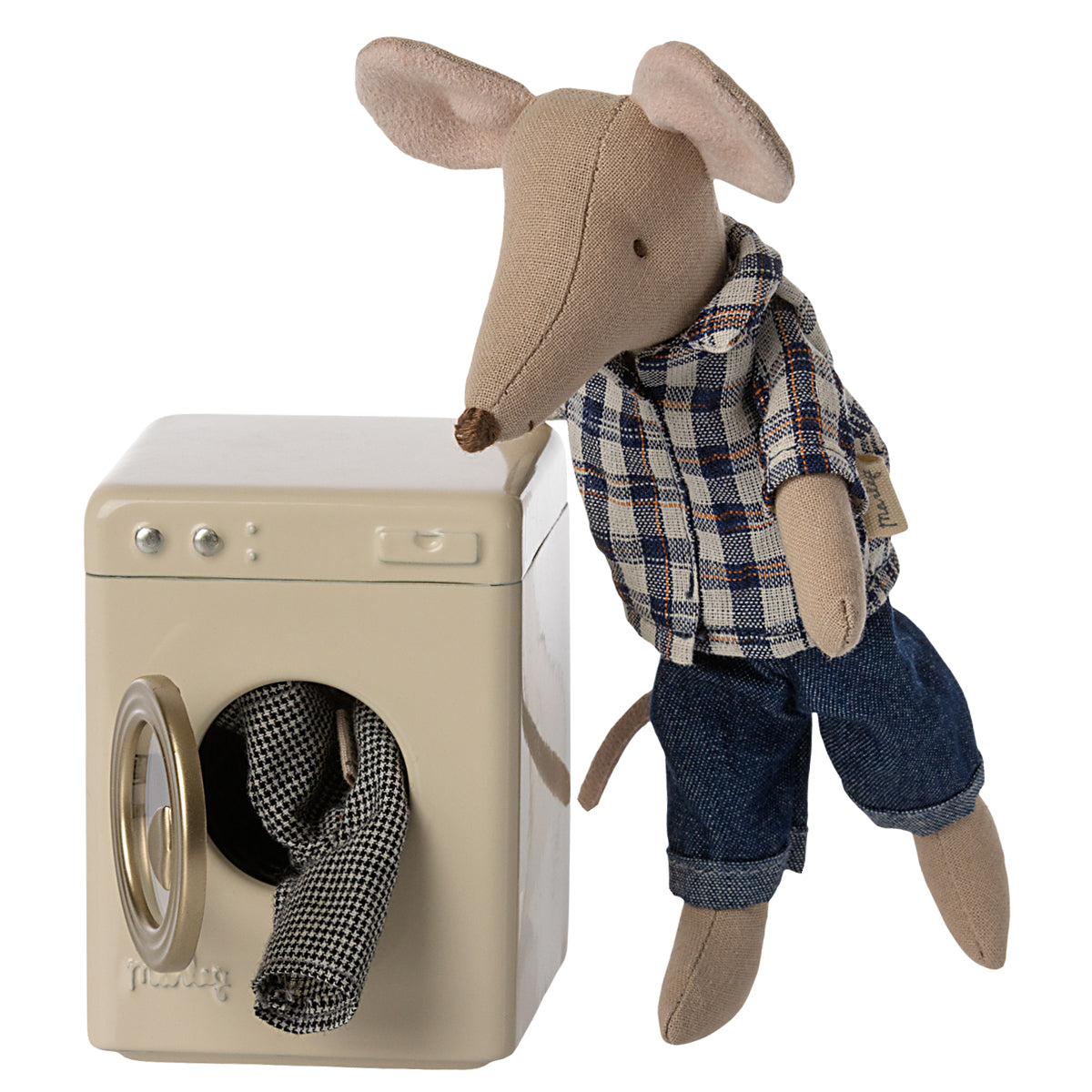 Maileg Washing Machine Mouse 11-3115-00