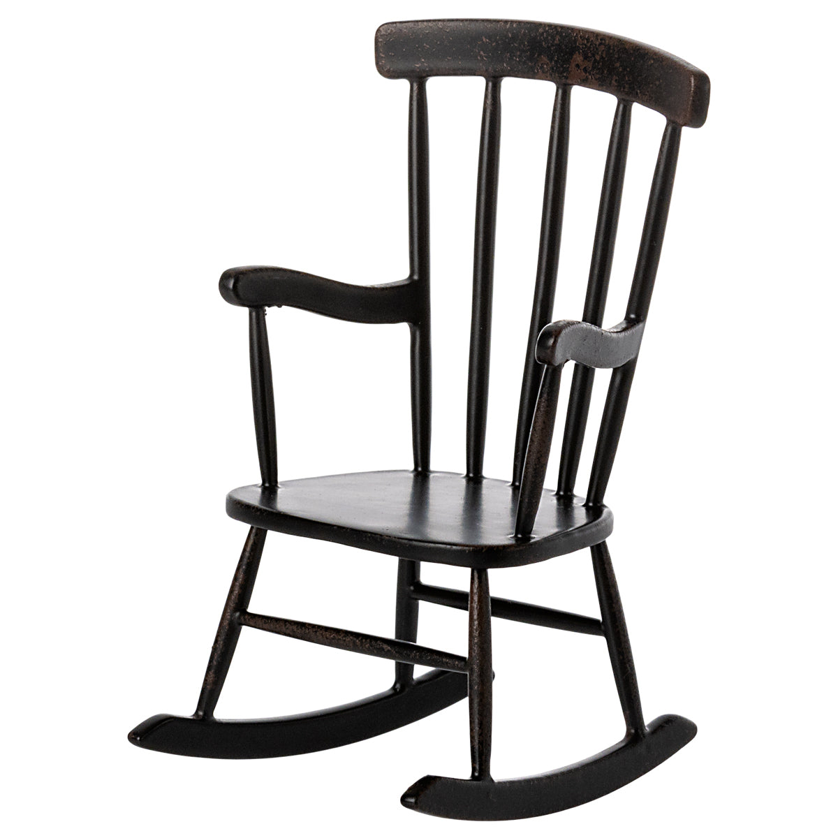 Maileg Rocking Chair Mouse Anthracite 11-3117-00