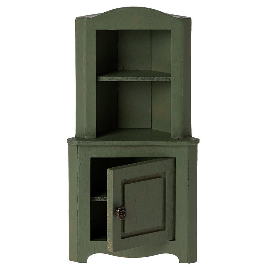 Corner Cabinet, Mouse - Dark Green 11-4002-01