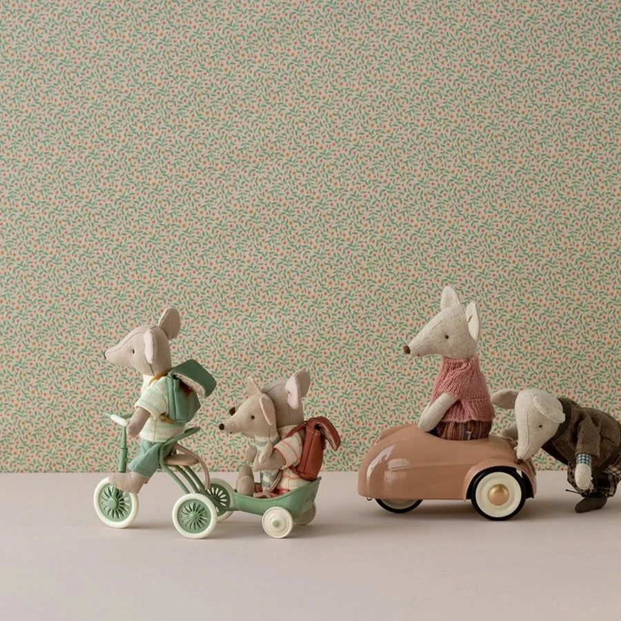 Maileg Abri à tricycle, Mouse - Green