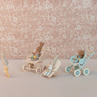 Thumbnail for Maileg Stroller, Baby Mice - Rose