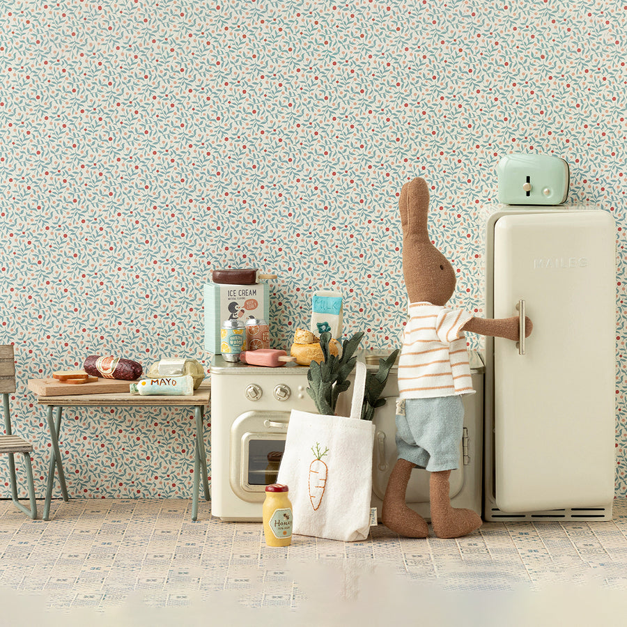 Miniature Fridge Off White