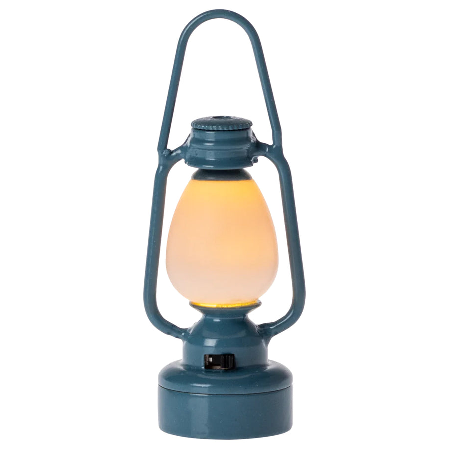 Vintage Lantern Mouse Blue