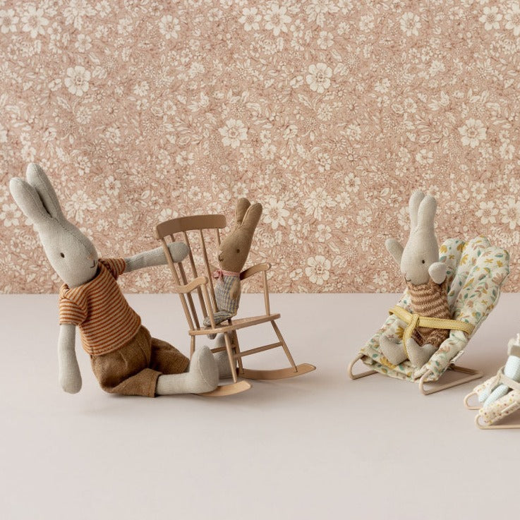 Pre-order Maileg, Rocking Chair, Mini - Dark powder