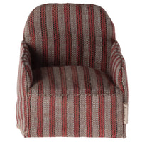 Thumbnail for Maileg, Mouse Chair - Green Checker