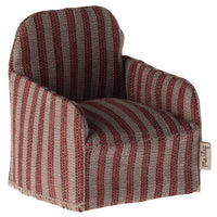 Thumbnail for Maileg, Mouse Chair - Green Checker