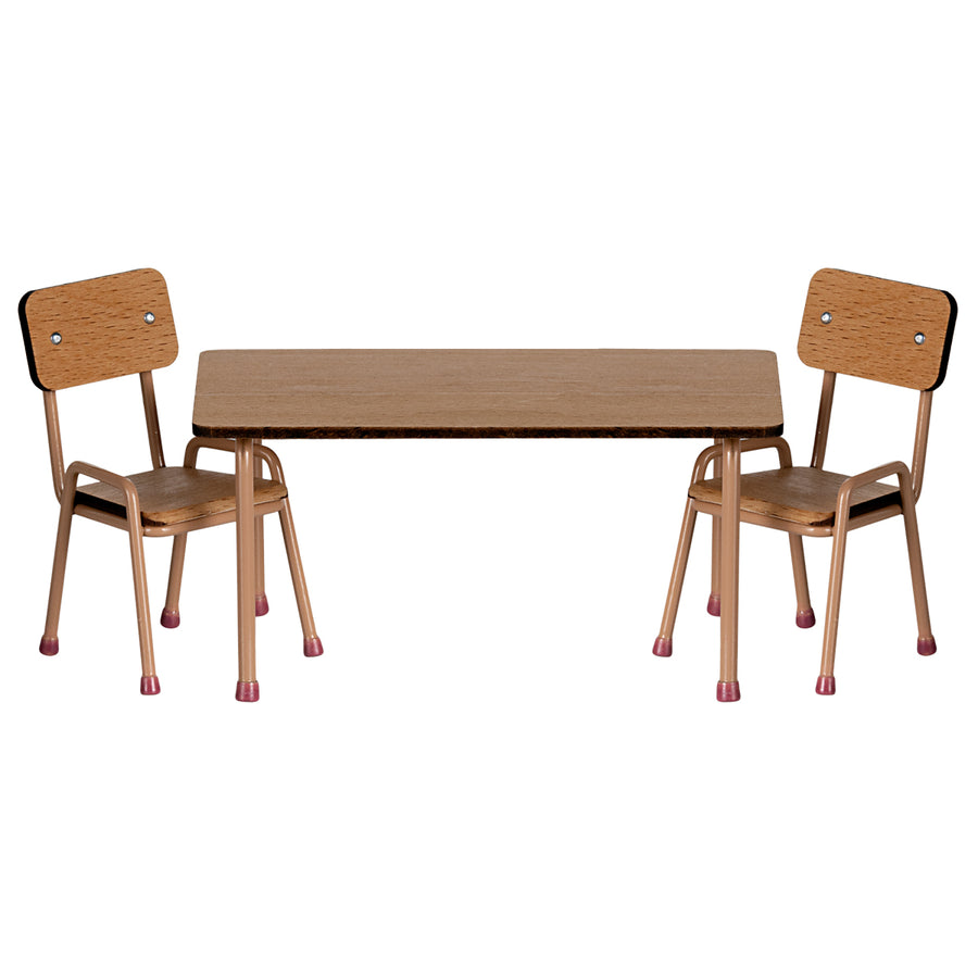 Table and Chair Set Mouse Dark Powder