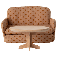 Thumbnail for Oval Coffee Table, Mouse - Nature