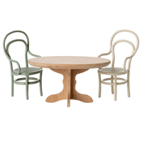 Thumbnail for Oval Dining Table, Mouse - Nature