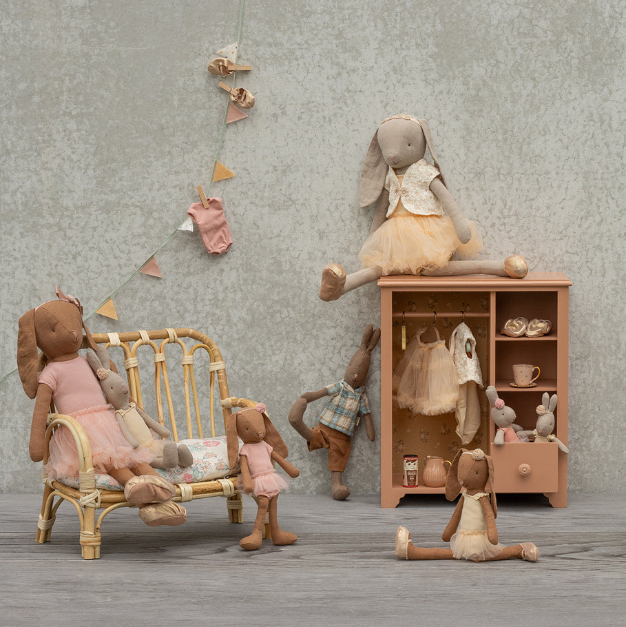 Rattan Couch, Large - Nature