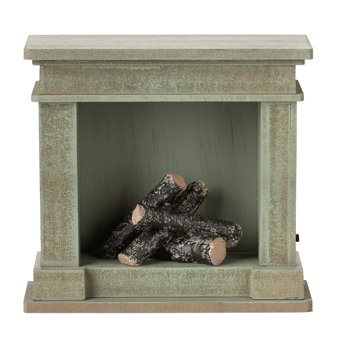 Fireplace, Miniature - Dusty Green